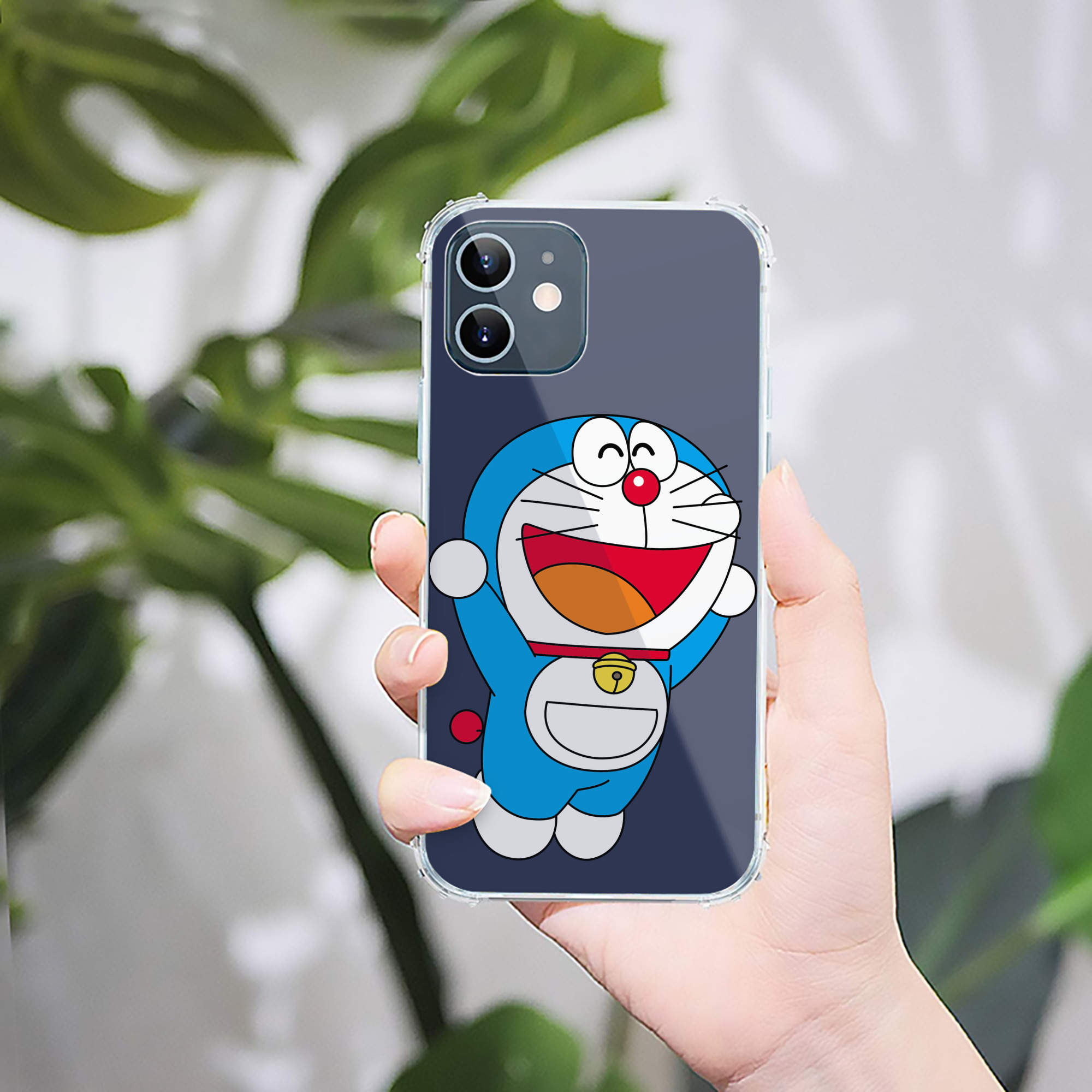 （画像用） ドラえもん Doraemon 【iPhone 12シリーズ対応】透明スマホケース（クリアソフトケース）